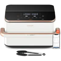 Cosori Olievrije friteuse Dual Blaze Twinfry Chef Edition 10L Wit