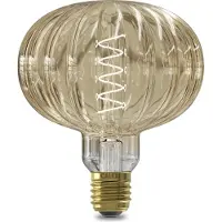Calex LED-lamp, E27, G125, 4W, filament, warm wit licht, amberkleurig