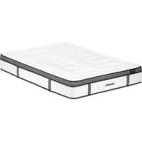 Vente-unique Hybride matras 160x 200cm met 7-zones pocketveren en vormgeheugen dikte 30cm - OLIANE van YSMÉE L 200 cm x H 30 cm x D 160 cm