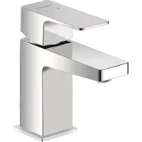 Duravit wastafelmengkraan, éénhendelbediening, serie Manhattan, uitloop 95mm, met afvoerplug met trekstang, chroom