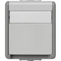 Siemens 5UB4713 Wandcontactdoos met randaarde Delta Grijs Schakelmateriaal 1 stuk(s)