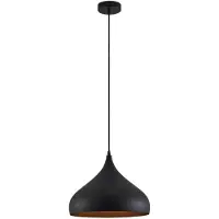 LINDBY Hanglampe , Ritana, dimbare, Zwart, Woonkamer, Aluminium, Modern