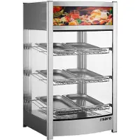 Saro Warmhoudvitrine Saro, 97L, 46(b)x79(h)x45(d), 230V/1200W