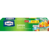 Toppits 12x Toppits Rits 8 x 3L, Verpakking van voedingsmiddelen, Transparant