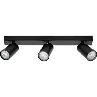 Ledvance Octagon LED spot, dimbaar, 3-lamps, zwart Octagon, dimbaar, zwart, Woon-/ Eetkamer, metaal, Modern, LED plafondlamp