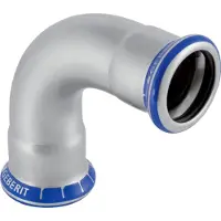 Geberit mapr.rvs bocht 90gr 28mm
