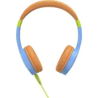 Hama Kinderen hoofdtelefoon - - Kids Guard - Blauw-oranje - Decibelbeperking - Bedraad