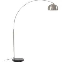 LINDBY Vloerlampe , Hernando, Metallic, Woonkamer, Metaal, Modern