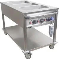 Saro Bain Marie Trolley model BT-2, 90(B)x70(D)x85(H)cm, 230V/2000W