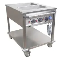 Saro Bain Marie Trolley model BT-2, 90(B)x70(D)x85(H)cm, 230V/2000W