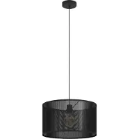 Eglo 43795 Manby Hanglamp Staal Zwart - 1 x E27