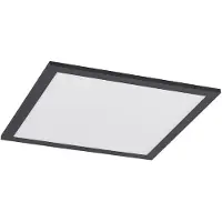 LINDBY Plafondlamp , Nelios, dimbare, Zwart, Keuken, Kunststof, Modern