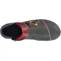Rieker Enkellaarsje navy / geel / kaki / watermeloen rood