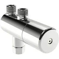 Hansa hansaminimat mini thermostaat 3/8" v. Hoekstopkraan, afvoer- of mengkranen chroom