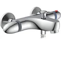 Schutte SUPRA thermostatische mengkraan bad | chroom 52440