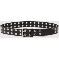 AllSaints Iryna Belt Black/antiq Nickel Size: L/XL | Belts Outlet | Dames | Zwart