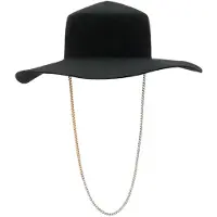 AllSaints Mila Boxchain Bolero Black Maat: OS | Hoeden Outlet | Dames | Zwart