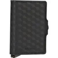 Secrid Twinwallet Portemonnee Optical black & titanium