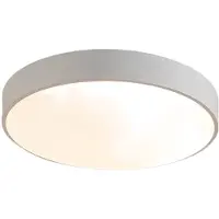 LINDBY Plafondlamp , Simera, dimbare, Wit, Woonkamer, Kunststof, Modern