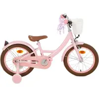 AMIGO Spiel + Freizeit GmbH Perfect Meisjesfiets - Kinderfiets voor Meisjes - 16 Inch 23,5 cm - Terugtraprem - Roze
