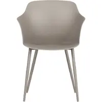Ebuy24 2 x Camilla tuinstoel grijs.