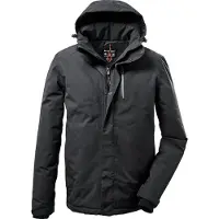 Killtec Outdoorjas zwart gemêleerd