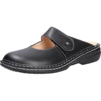 Finn Comfort Muiltjes 'Pantolette Damen 02552 014099 Echtleder in schwarz' zwart