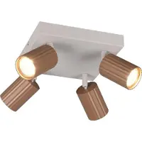 TRIO SOKA Spot plafondspot 4 lichtbronnen - GU10 - 10W