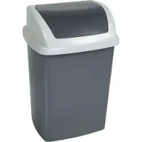 MAUL Swing vuilnisbak (10 liter, grijs)