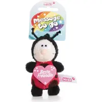 Nici Knuffelhanger Beste Vriendin Junior 9,5 Cm Polyester Rood