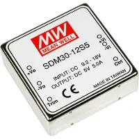 MEAN WELL SDM30-24S12 DC/DC-converter 30 W Aantal uitgangen: 1 x Inhoud 1 stuk(s)