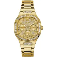 GUESS GW0558L2 Multi-Function Chronograaf Horloge voor dames in goudkleur