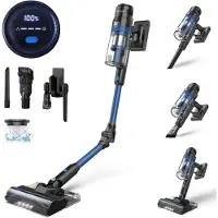 MYBOT S8 Ultra - Steelstofzuiger met Dweilfunctie - 430W - 30Kpa - 3 Zuigniveaus - Vacuum Cleaner - Steelstofzuiger Draadloos - Zonder Zak - Op Accu