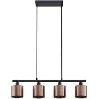 LINDBY Hanglamp Joudy, dimbaar, brons / oud-messing, Woon-/ Eetkamer, metaal, Modern, hanglamp