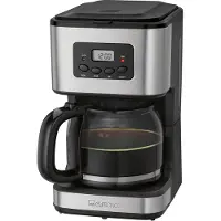 Clatronic KA 3642 Koffiezetapparaat Zwart, RVS Capaciteit koppen: 14 Timerfunctie, Display
