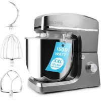Clatronic KM 3765 Keukenmachine roestvrij staal, Keukenmachine, Zilver