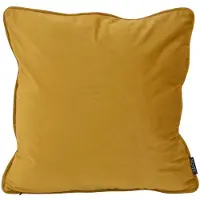 NOVÉE Velvet essential okergoud | 45 x 45 cm | kussenhoes | velvet/polyester