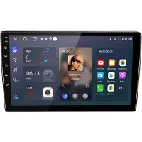 Junsun Android 15 Autoradio Geschikt Voor Volkswagen Polo (2004-2010)Accessoires, 2+64GB, Draadloze CarPlay & Andriod Auto, DAB+, GPS-Navigatie, Bluetooth, 9-inch Touchscreen, DSP, Quad-core processor