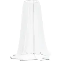 vidaXL Klamboe voor paraplu 220 gaas Φ330x250 cm wit