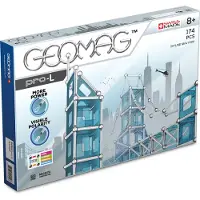 Geomag Magnetset - Pro-L Skyline Neu - 174 Teile - - One Size - Magnetspielzeug