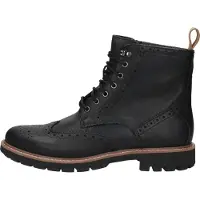 Clarks Veterboots 'Batcombe Lord' zwart