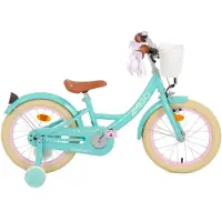AMIGO Spiel + Freizeit GmbH Perfect Meisjesfiets - Kinderfiets voor Meisjes - 16 Inch 23,5 cm - Terugtraprem - Turquoise