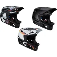 Leatt helm, model MTB Gravity 4.0, kleur: zwart/grijs, maat: XL