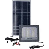 As Schwabe 46984 LED-schijnwerper, Zonne-energiemodule 60 W Lichtkleur (naam): Natuurwit