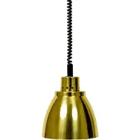 Saro Warmhoudlamp | licht metaal Goud | (Ø 125 mm)