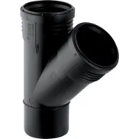 Geberit Silent-PP T-stuk 45°, DN 125 / 125, 390.636.14.1