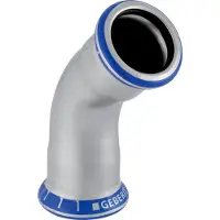 Geberit mapr.rvs bocht 45gr 28mm