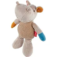 Sigikid Knuffel nijlpaard Swetty Yellow grijs/wit