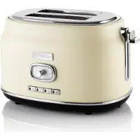 WESTINGHOUSE Broodrooster Retro Collections - 2 sleuven - vanilla white - WKTTB857WH