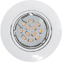 Eglo Peneto - Inbouwspotje - LED - Ø87mm. - Wit - Richtbaar